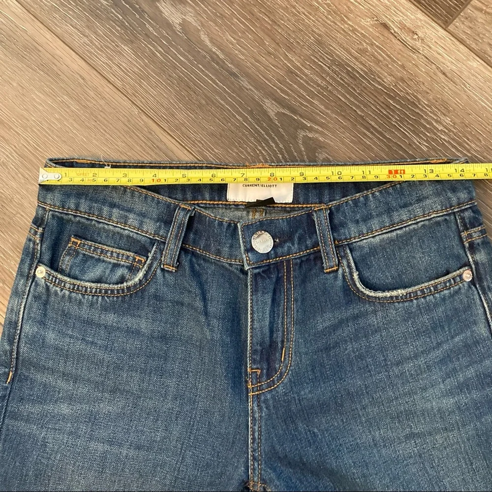 Current/Elliott Dark Blue Boot Cut Jeans - Picture 11 of 13